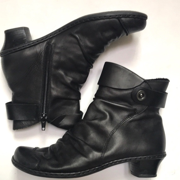 Rieker Shoes - Rieker Antistress Leather Booties
